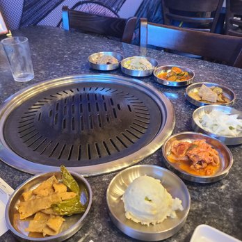 Jin Ju Korean BBQ - Side dishes! Great service :) - Korean Near Me - Los Angeles, California Jin Ju Korean BBQ - Side dishes! Great service :) - Korean Near Me - Los Angeles, California