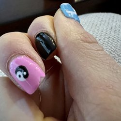 Sky Nails - Chipped polish and terrible cuticle care.