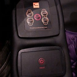 Megaplex Theatres - The chairs recline and heat and they have footrests!