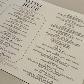Otto And Blue - Menu - Wine Bars Near Me - High Point, North Carolina Otto And Blue - Menu - Wine Bars Near Me - High Point, North Carolina