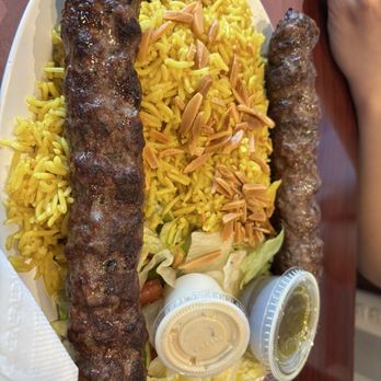 Raouche Cafe - Kufta Kabob Platter - Halal Near Me - Falls Church, Virginia Raouche Cafe - Kufta Kabob Platter - Halal Near Me - Falls Church, Virginia