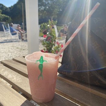 Cape Cod Winery - Frosé with a rosé topper - Wineries Near Me - Falmouth, Massachusetts