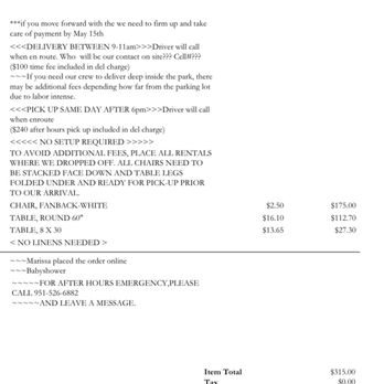 Abbey Party Rents - Crazy delivery fee! In town!!!!! - Party Equipment Rentals Near Me - Temecula, California