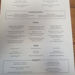 Great menu and great food. Great menu and great food.