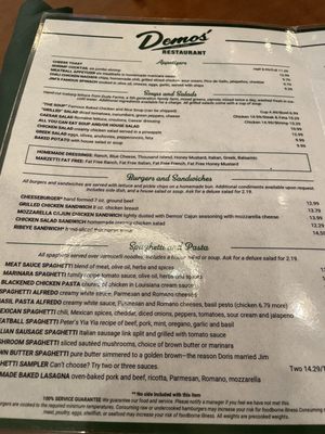 Menu photo 6 Demos' Restaurant - Hendersonville Hendersonville, TN