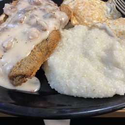 Country fried steak breakfast Country fried steak breakfast