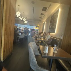 Looking towards the front of the wine bar.