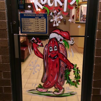 Rocky's Gyros - a chili in a santa hat - Fast Food Near Me - Berkeley, Illinois
