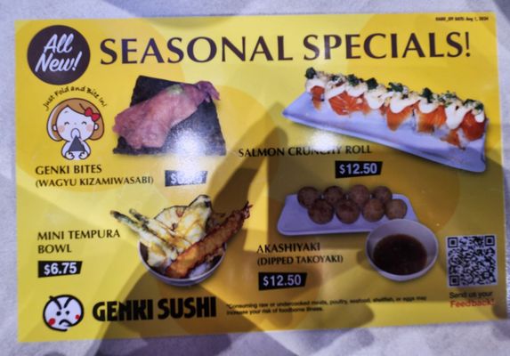 Menu photo 8 Genki Sushi Ewa Beach, HI