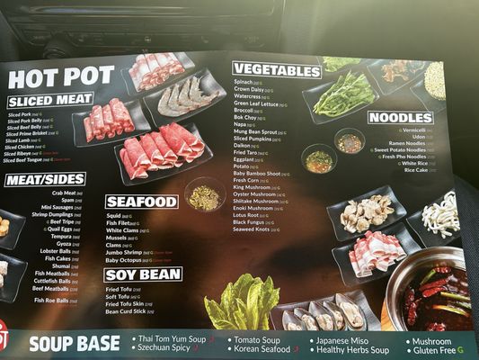 Menu photo 1 KPOT Korean BBQ & Hot Pot Taylor, MI Menu photo 1 KPOT Korean BBQ & Hot Pot Taylor, MI