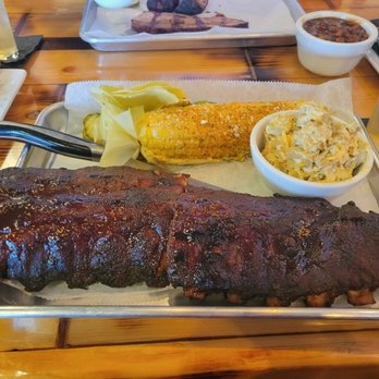 Blind Box BBQ - Full rack baby back ribs, street corn, and smoked potato salad - Barbeque Near Me - Shawnee, Kansas Blind Box BBQ - Full rack baby back ribs, street corn, and smoked potato salad - Barbeque Near Me - Shawnee, Kansas