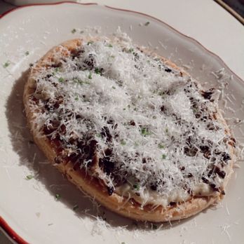 Le Diplomate - Mushroom Tart - so good!!!! - Brasseries Near Me - Washington, DC, District of Columbia