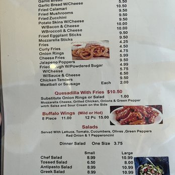 D'Marie's Pizza - Appetizers menu - Pizza Near Me - Plainville, Connecticut