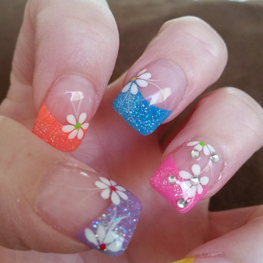 T L Nails - Beautiful spring nails by Van! So pretty! - Nail Salons Near Me - Livermore, California T L Nails - Beautiful spring nails by Van! So pretty! - Nail Salons Near Me - Livermore, California