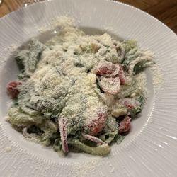 Pianka - This Caesar Salad was completely old and wilted. They tried  to cover it up with all that Parmesan cheese. SMH