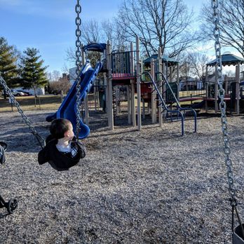 Vista Pond Park - Big kid play area with swings (2 baby/toddler bucket and 2 big kid) - Parks Near Me - Lombard, Illinois Vista Pond Park - Big kid play area with swings (2 baby/toddler bucket and 2 big kid) - Parks Near Me - Lombard, Illinois