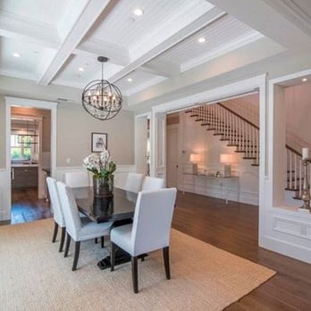 Professional Builders - Dining Room in a new build - General Contractors Near Me - Los Angeles, California Professional Builders - Dining Room in a new build - General Contractors Near Me - Los Angeles, California