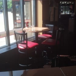 Eat Well Cafe - Window - side tables.