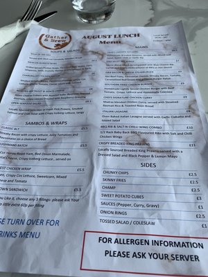Menu photo 2 Gather and Brew Newry, 