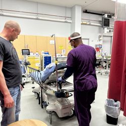 University of Minnesota Medical Center, Fairview - University - Bed kept moving backwards by itself, had to get new bed