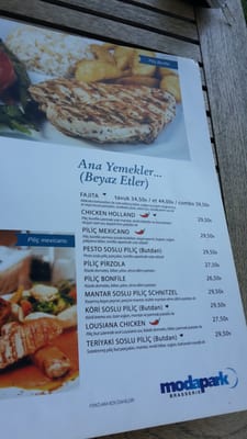 Menu photo 1 Modapark Istanbul, 34 Menu photo 1 Modapark Istanbul, 34