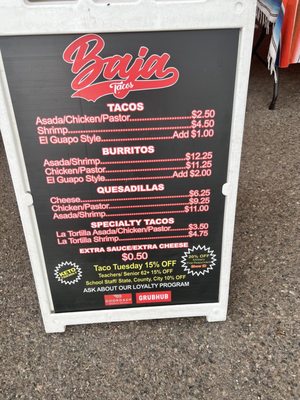 Menu photo 3 Baja Tacos El Mirage, AZ Menu photo 3 Baja Tacos El Mirage, AZ