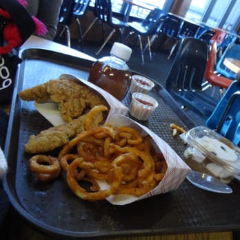 Wolf Creek Ski Area - Chicken tenders & curly fries; black & white chocolate chip mousse. - Ski Resorts Near Me - Pagosa Springs, Colorado