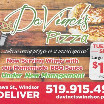 DaVinci's Pizza - Main Menu - Pizza Near Me - Windsor, Ontario DaVinci's Pizza - Main Menu - Pizza Near Me - Windsor, Ontario
