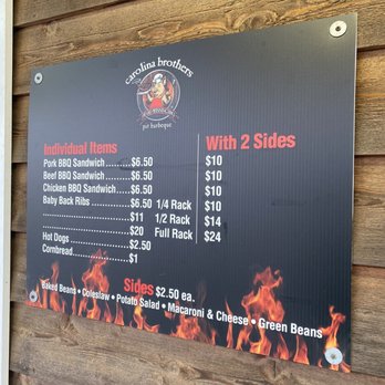 Carolina Brothers BBQ - Menu - Barbeque Near Me - Ashburn, Virginia Carolina Brothers BBQ - Menu - Barbeque Near Me - Ashburn, Virginia