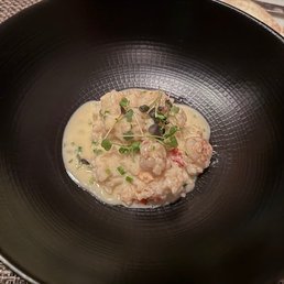 Arborio rice risotto: lobster, rock shrimp, kings crab leg & lobster beurre blanc