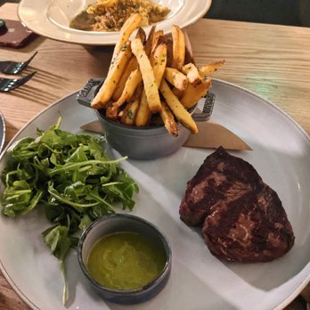 Commons Club - Texas Wagyu Steak Frites - a Bar n' Ranch ribeye, kennebec frites, arugula aïoli - Cocktail Bars Near Me - Dallas, Texas Commons Club - Texas Wagyu Steak Frites - a Bar n' Ranch ribeye, kennebec frites, arugula aïoli - Cocktail Bars Near Me - Dallas, Texas