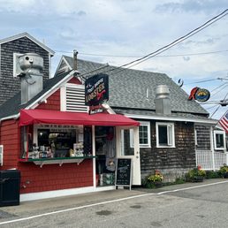 The business on the left is the shack we had our rolls from. The business on the left is the shack we had our rolls from.