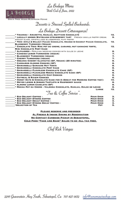 Menu photo 5 Sonoma Wine Shop & La Bodega Kitchen Sebastopol, CA Menu photo 5 Sonoma Wine Shop & La Bodega Kitchen Sebastopol, CA