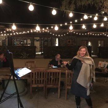 Roofless Painters - Night painting session, Mojave retreat with Julio's magnificent assistant Jen. - Art Classes Near Me - Los Angeles, California