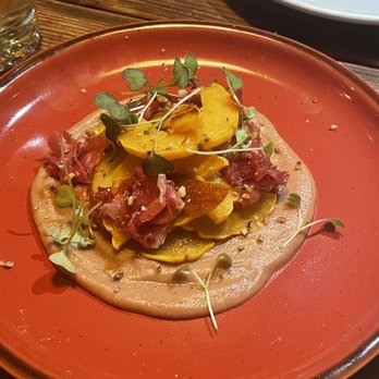 Table, Donkey and Stick - Duck prosciutto - Modern European Near Me - Chicago, Illinois Table, Donkey and Stick - Duck prosciutto - Modern European Near Me - Chicago, Illinois