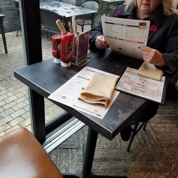 Flip Side - High top in bar - Burgers Near Me - Columbus, Ohio Flip Side - High top in bar - Burgers Near Me - Columbus, Ohio