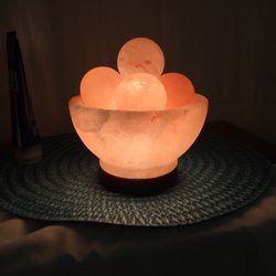 Central Coast Red Coral Spa - Warm Himalayan salt rollers. Your feet will thank you