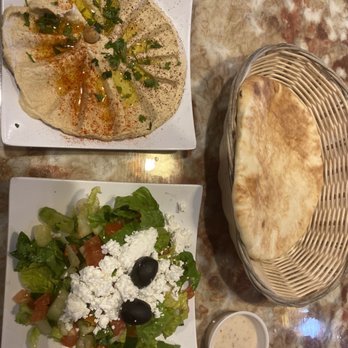 Hala Cafe - gyro platter, greek salad and hummus. - Mediterranean Near Me - Euless, Texas Hala Cafe - gyro platter, greek salad and hummus. - Mediterranean Near Me - Euless, Texas