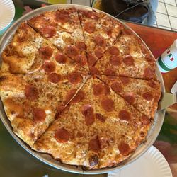 Pizza had me sold, bottom was scorched.