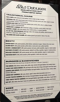 Menu photo 7 The Auld Dubliner Long Beach, CA