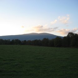 Fairhill Farm Country Vacation Rentals - Sunset over the Blue Ridge Mountains