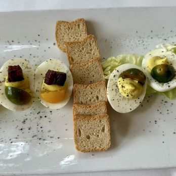 Bistro 501 - Deviled egg appetizer - French Near Me - Lafayette, Indiana