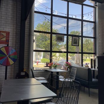 Ficus - View of the cafe from a nook - Bubble Tea Near Me - Princeton, New Jersey