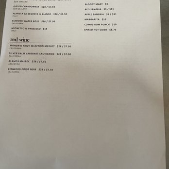 The Comus Inn - Menu - New American Near Me - Dickerson, Maryland The Comus Inn - Menu - New American Near Me - Dickerson, Maryland