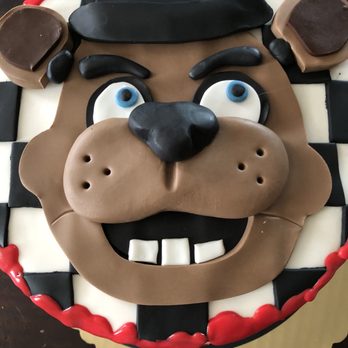 Sweet T's Bakery & Cake Studio - Five nights at freddy's custom cake! - Desserts Near Me - Arlington Heights, Illinois