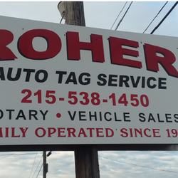 Roher Auto Tag Service