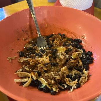 Fuzzy's Taco Shop - A bowl of $0.89 black beans for $10 with a scoop of shit. Yum. - Tex-Mex Near Me - Fort Worth, Texas