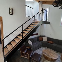 Alpine Welding & Fabrication - Modern new staircase