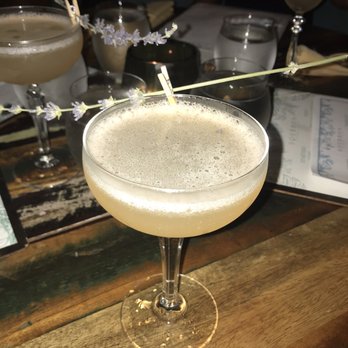 Sourbon - Lavender martini! - Seafood Near Me - West Palm Beach, Florida