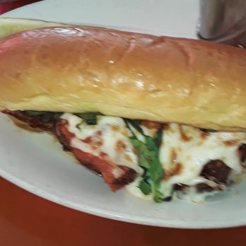 Big Pink - Chicken Parm Sandwich. The bun was so soft ! - Pizza Near Me - Miami Beach, Florida